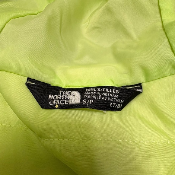 The North Face Girls Small 7-8 DryVent Hooded Windbreaker Jacket Purple Grey - Picture 6 of 7